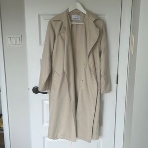 Beige trench